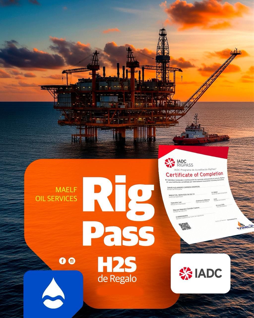 Pack RIG PASS + H2S